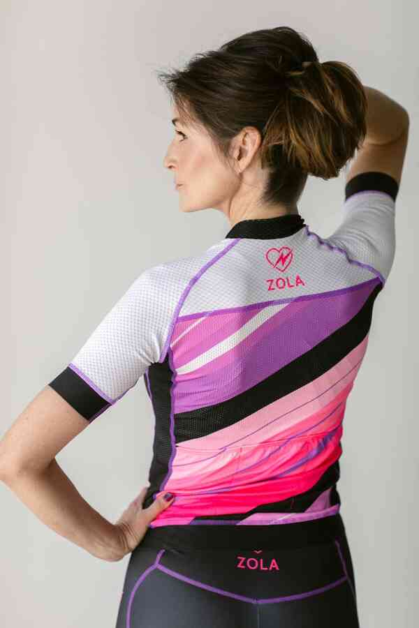 Jules Race Fit Cycle Jersey Back